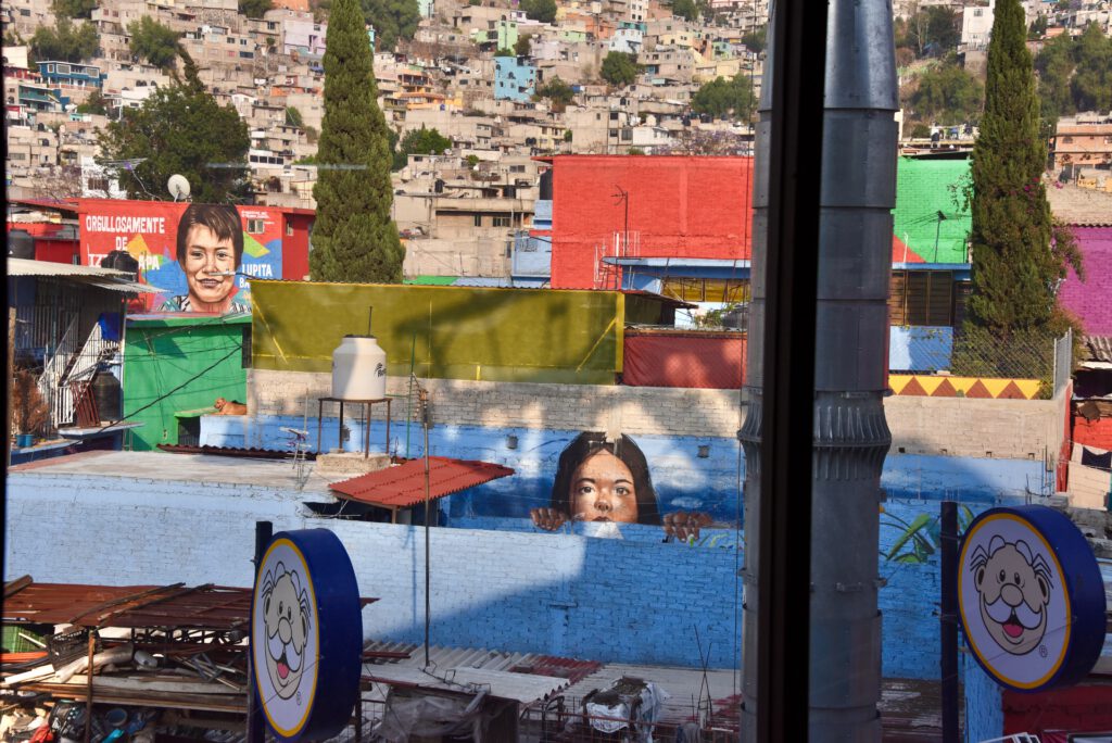 Mexiko 2023 Cablebus-Fahrt Mexiko Iztapalapa