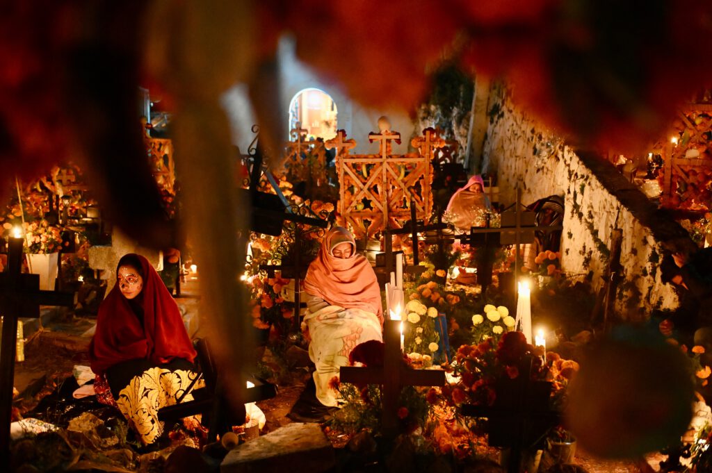 Mexiko 2023 Dia does Muertos in Michoacan: Morelia Patzcuaro Isla Pacanda Isla Janitzio